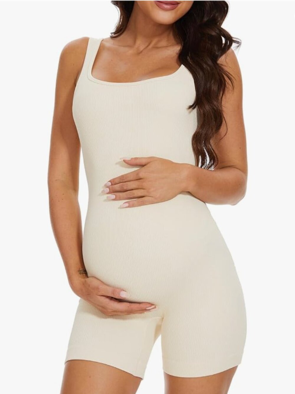 NWOT Maternity Workout Romper S